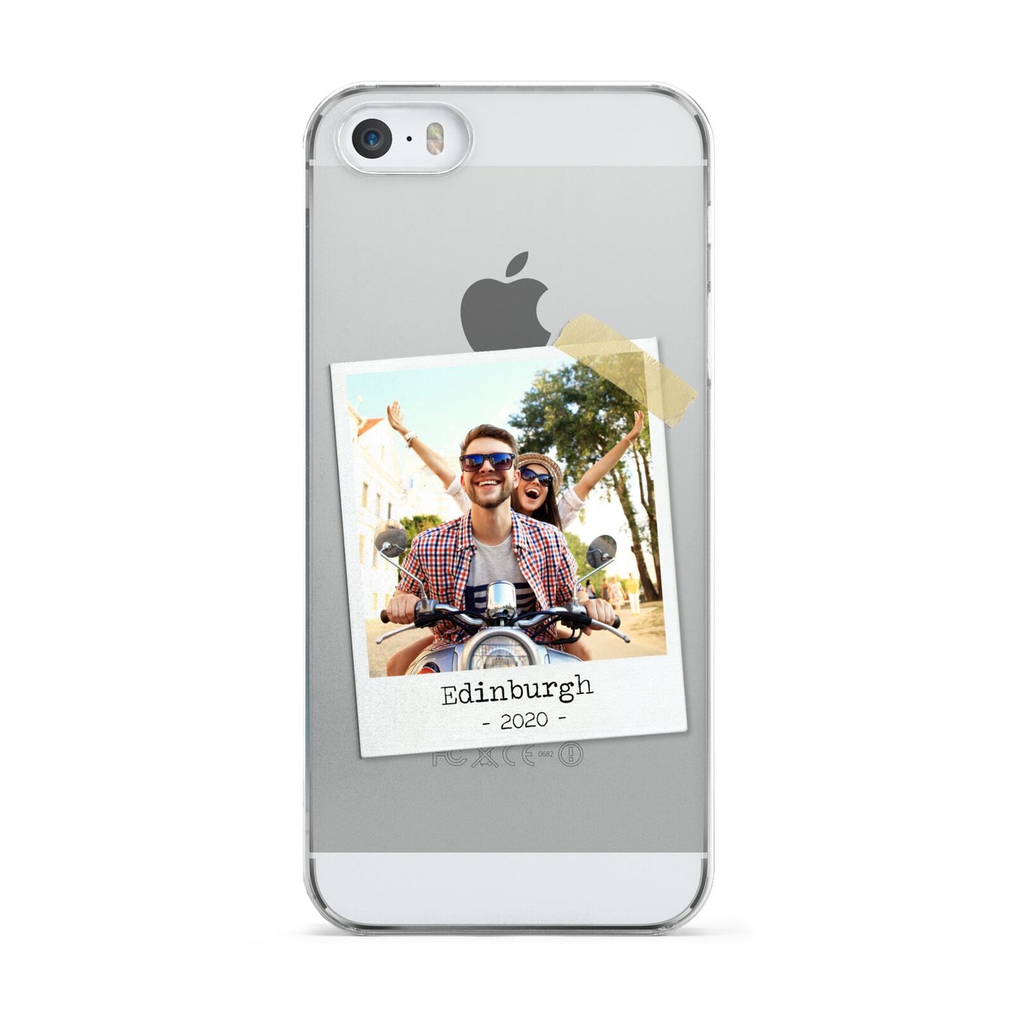 Taped Holiday Snap Photo Upload Apple iPhone 5 Case