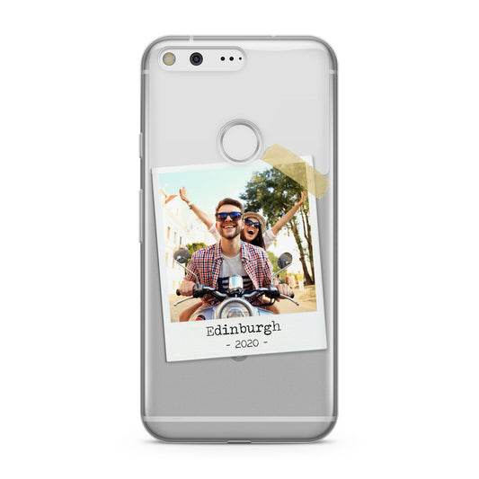 Taped Holiday Snap Photo Upload Google Pixel Case