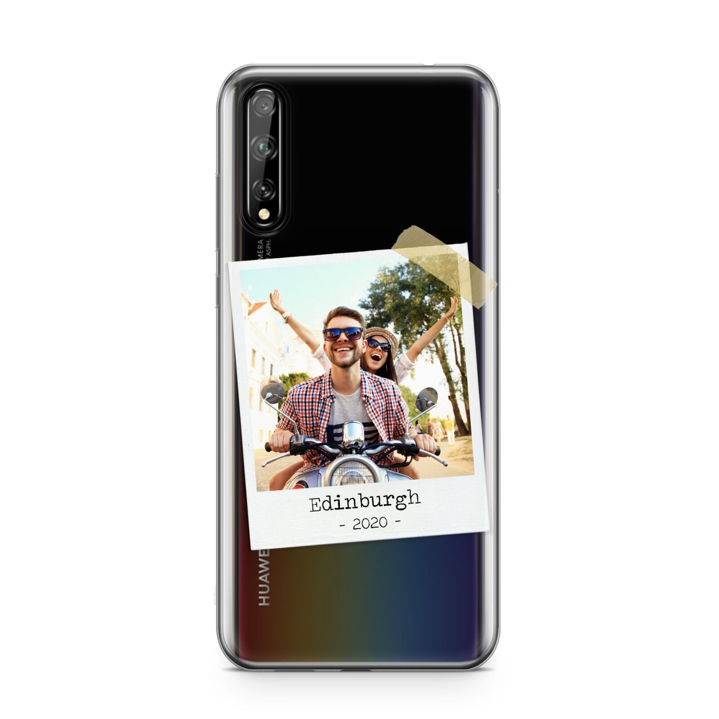 Taped Holiday Snap Photo Upload Huawei Enjoy 10s Phone Case