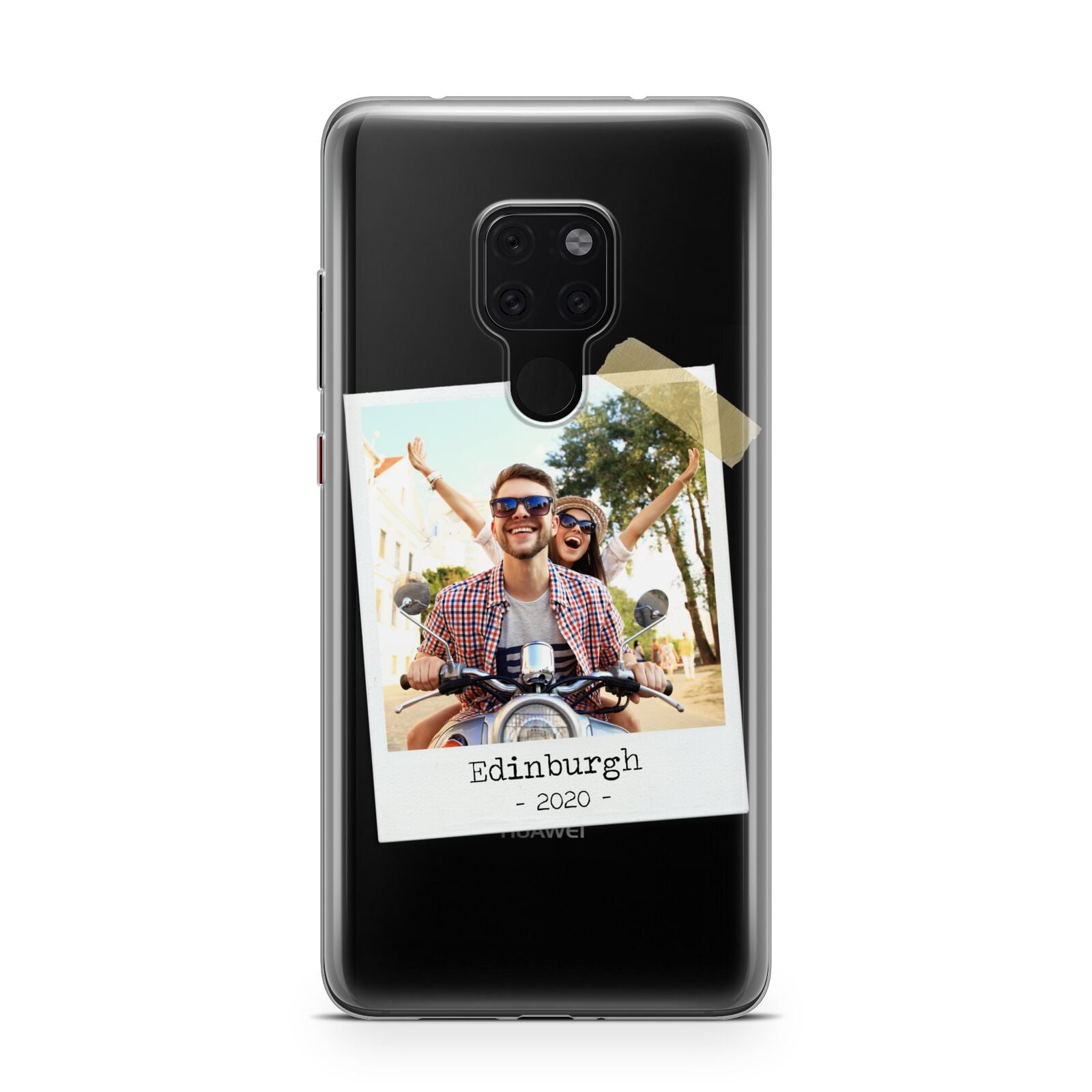 Taped Holiday Snap Photo Upload Huawei Mate 20 Phone Case