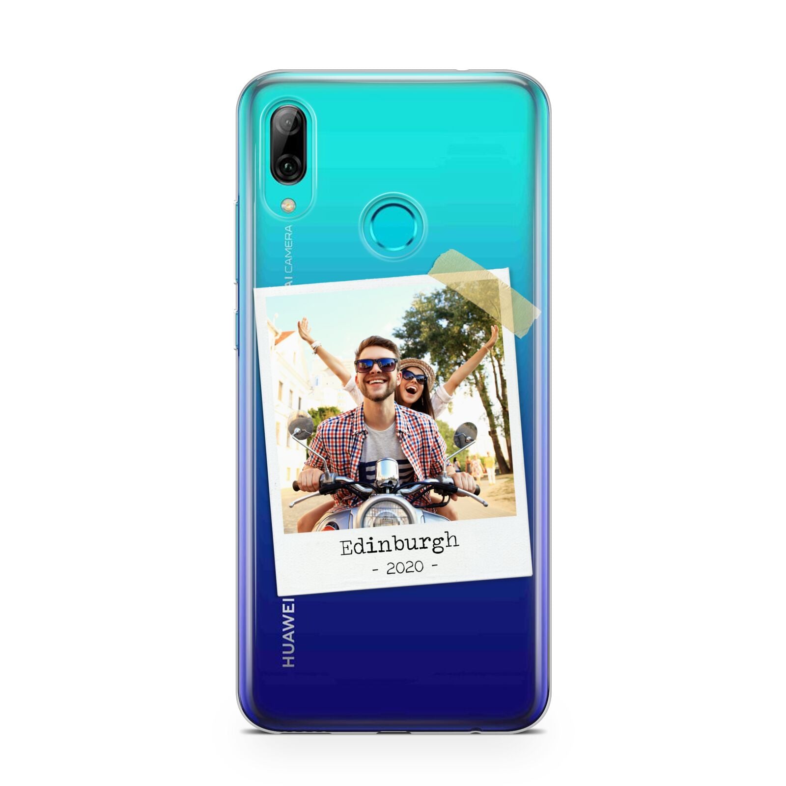 Taped Holiday Snap Photo Upload Huawei P Smart 2019 Case