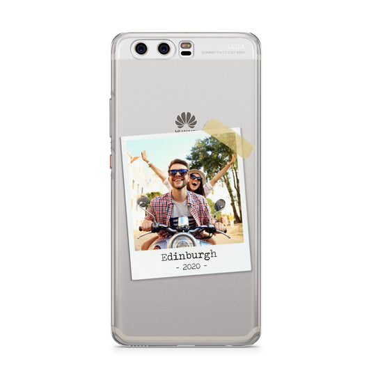 Taped Holiday Snap Photo Upload Huawei P10 Phone Case