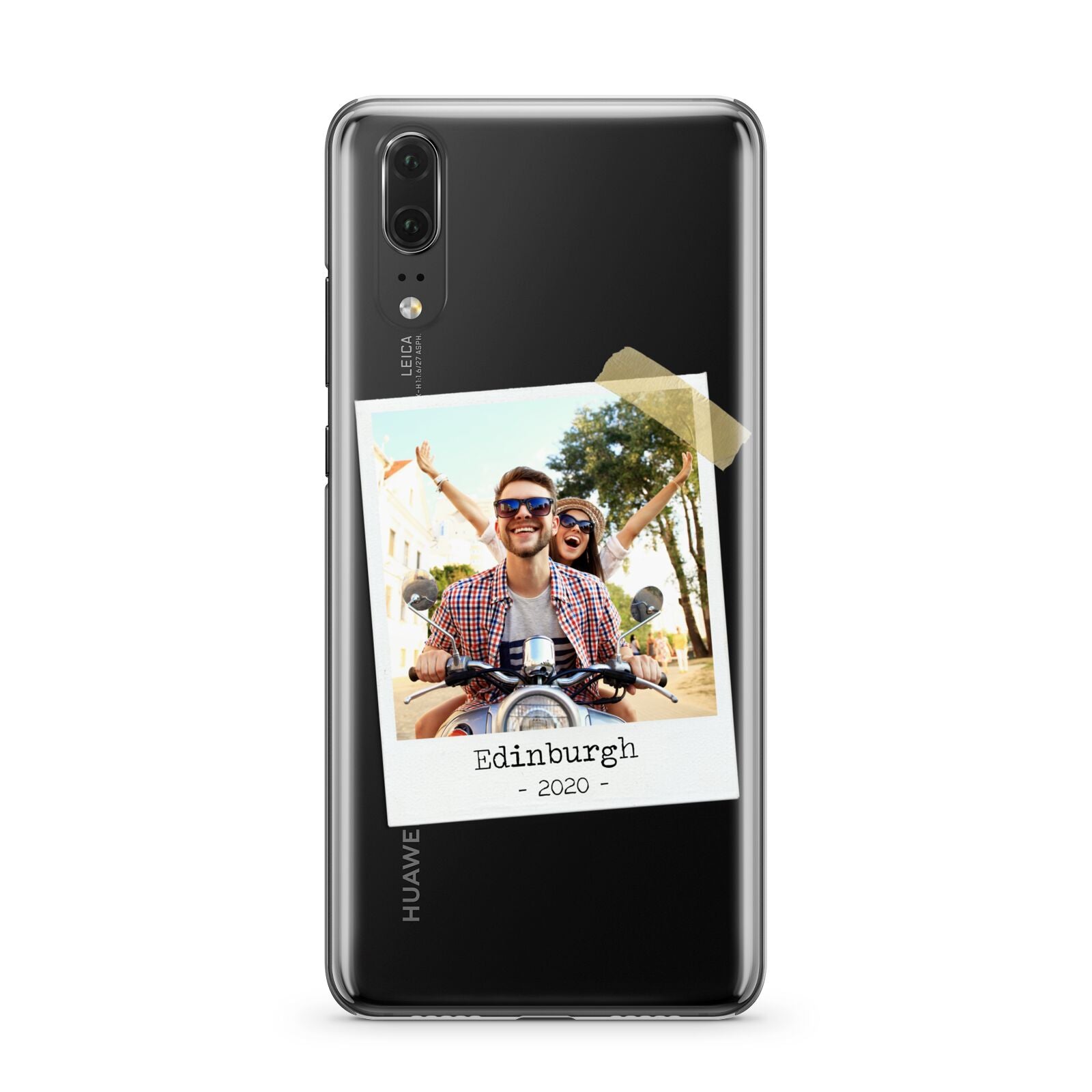 Taped Holiday Snap Photo Upload Huawei P20 Phone Case