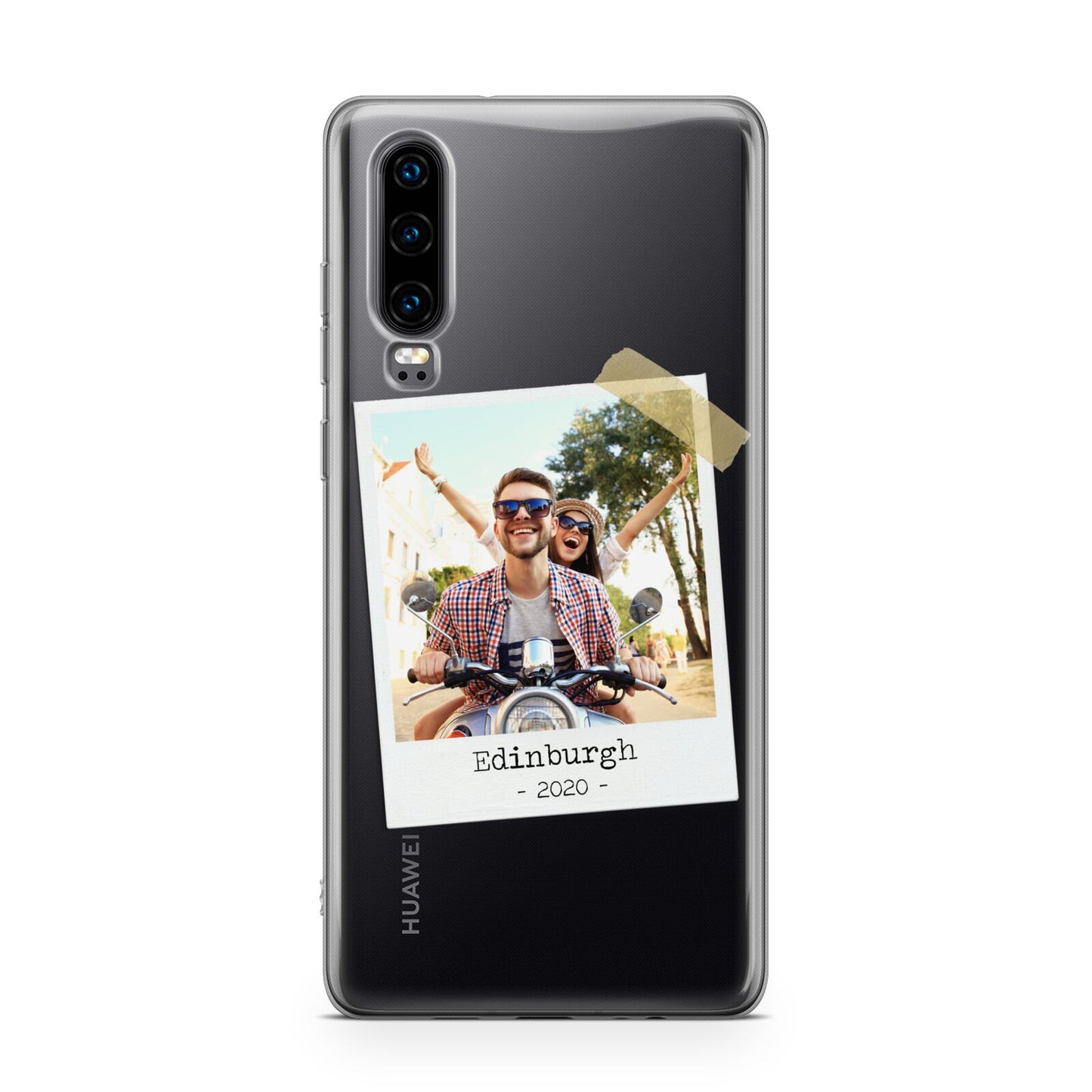 Taped Holiday Snap Photo Upload Huawei P30 Phone Case