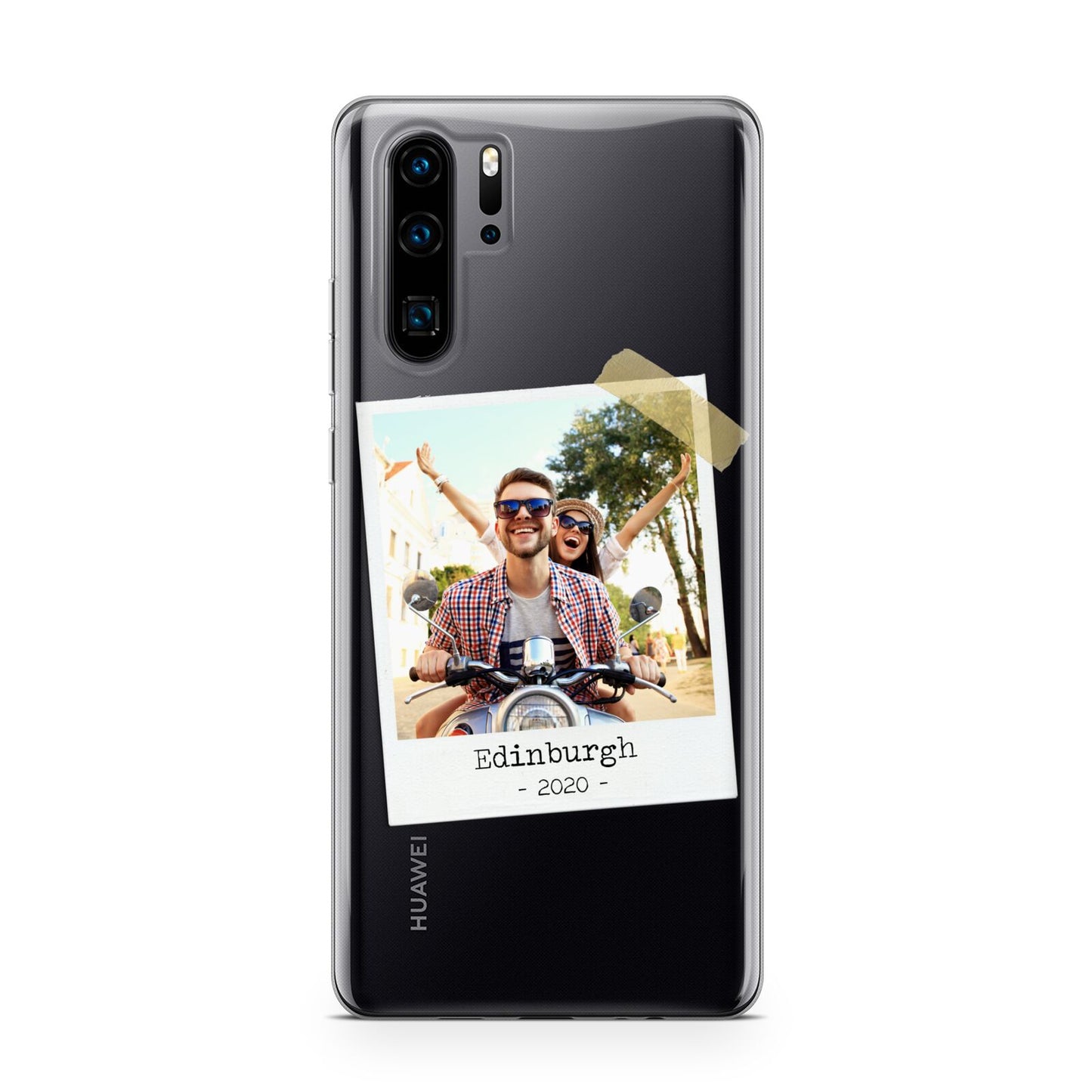 Taped Holiday Snap Photo Upload Huawei P30 Pro Phone Case