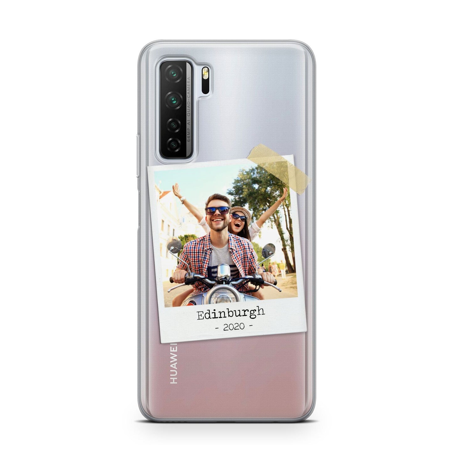 Taped Holiday Snap Photo Upload Huawei P40 Lite 5G Phone Case