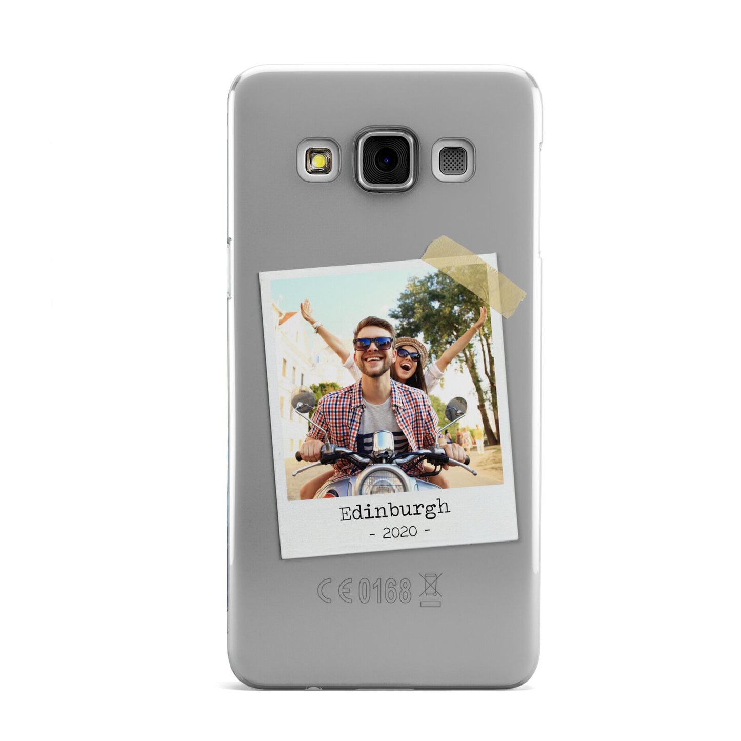 Taped Holiday Snap Photo Upload Samsung Galaxy A3 Case