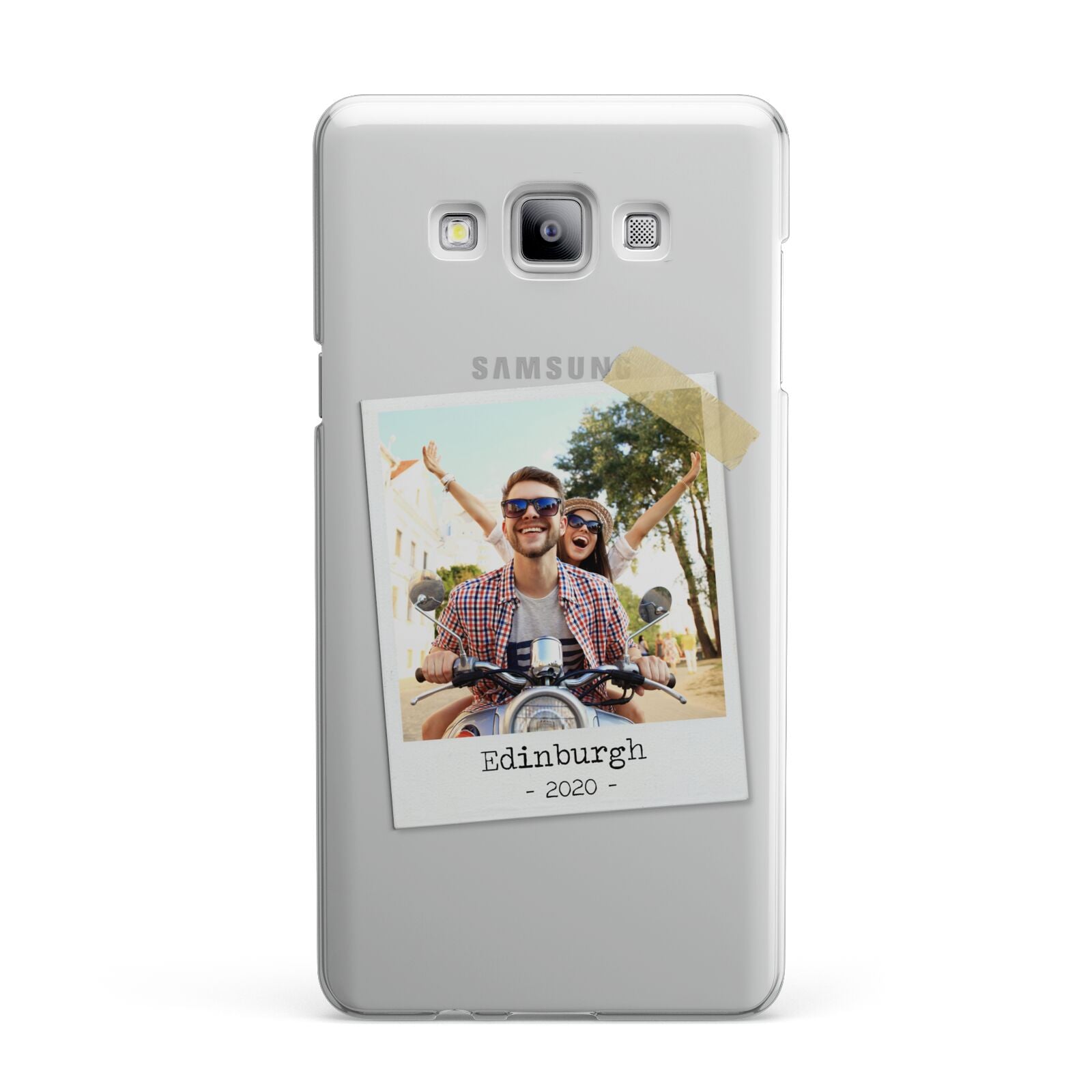 Taped Holiday Snap Photo Upload Samsung Galaxy A7 2015 Case