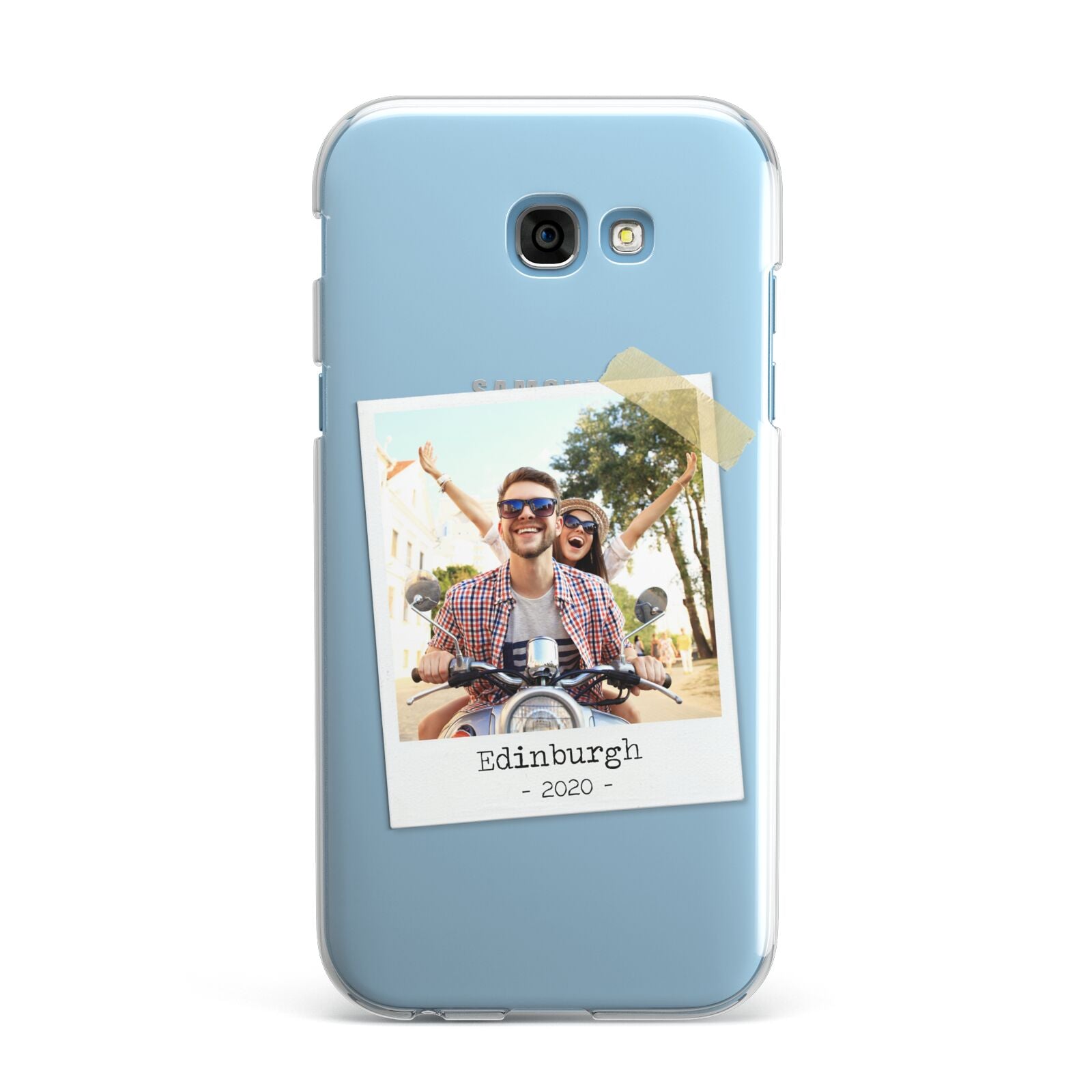 Taped Holiday Snap Photo Upload Samsung Galaxy A7 2017 Case