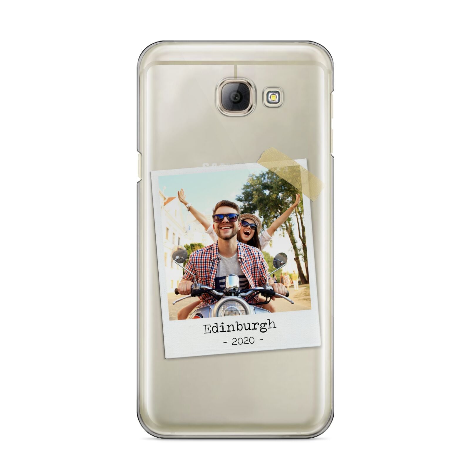 Taped Holiday Snap Photo Upload Samsung Galaxy A8 2016 Case