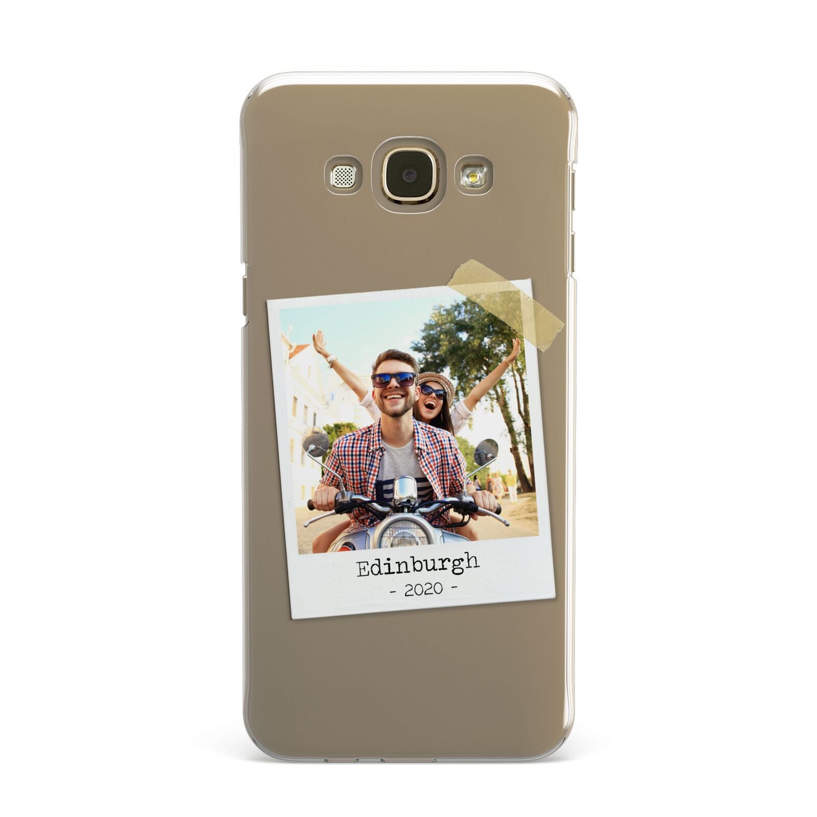 Taped Holiday Snap Photo Upload Samsung Galaxy A8 Case