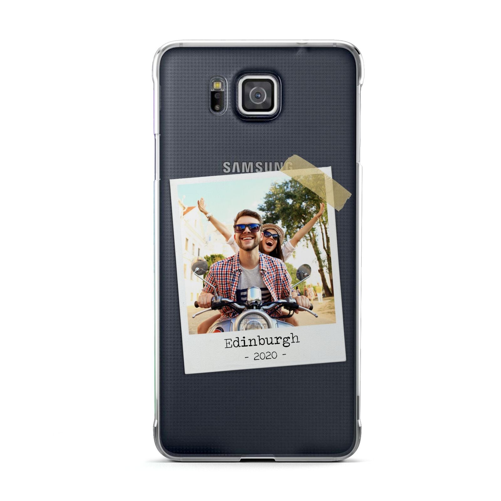 Taped Holiday Snap Photo Upload Samsung Galaxy Alpha Case