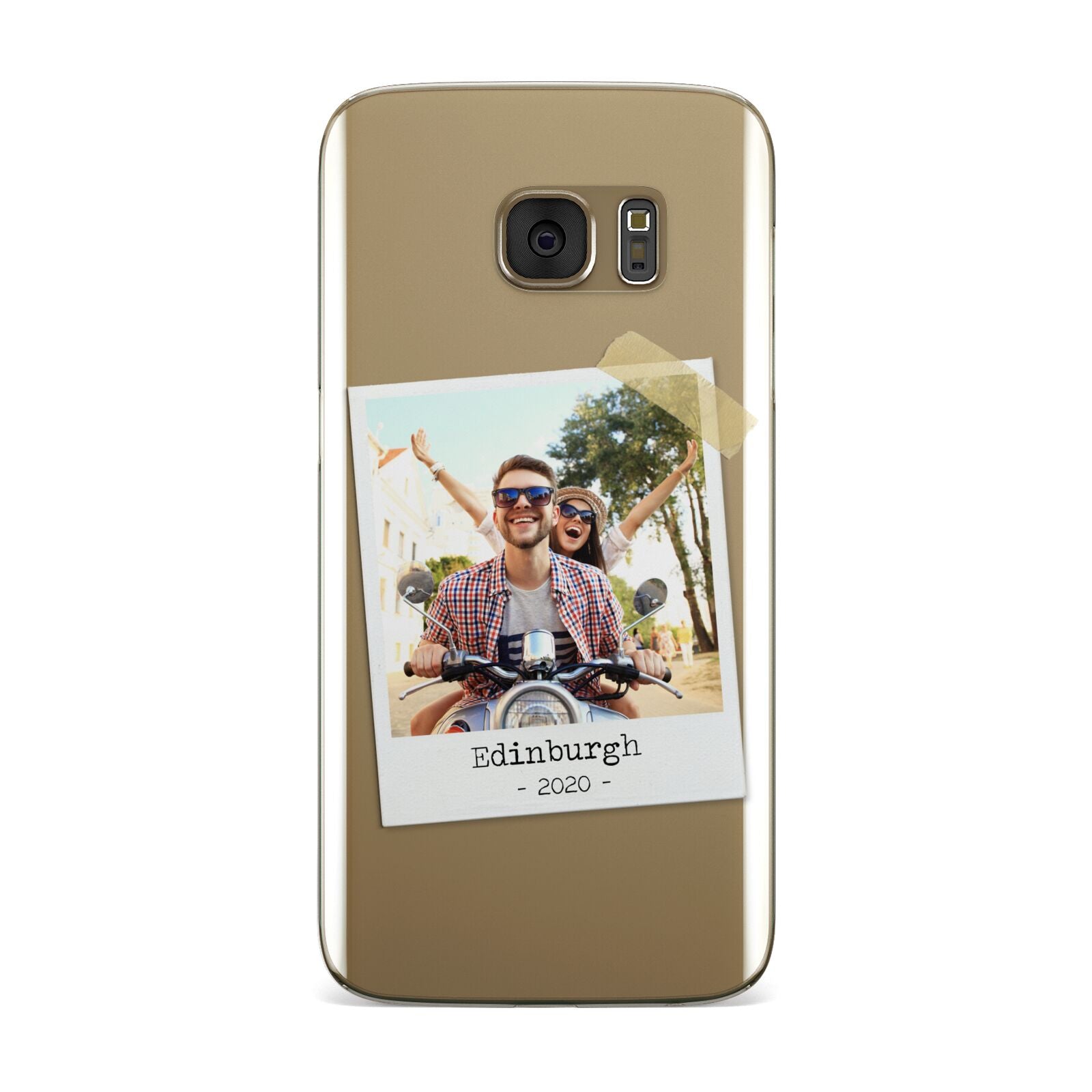 Taped Holiday Snap Photo Upload Samsung Galaxy Case