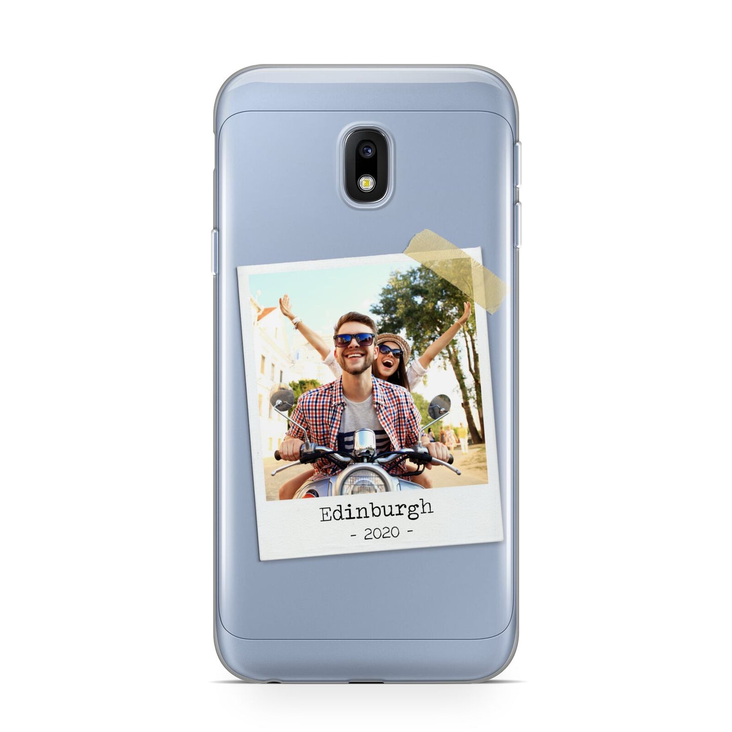 Taped Holiday Snap Photo Upload Samsung Galaxy J3 2017 Case