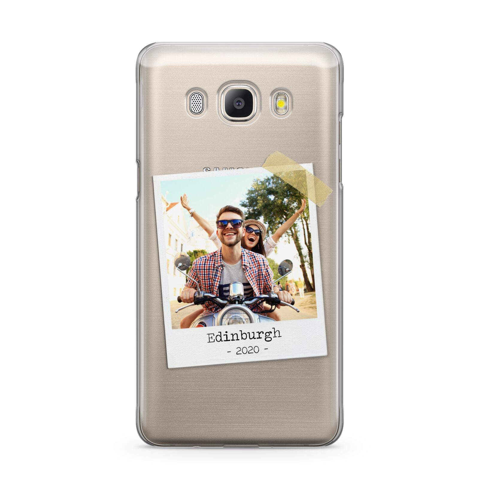 Taped Holiday Snap Photo Upload Samsung Galaxy J5 2016 Case