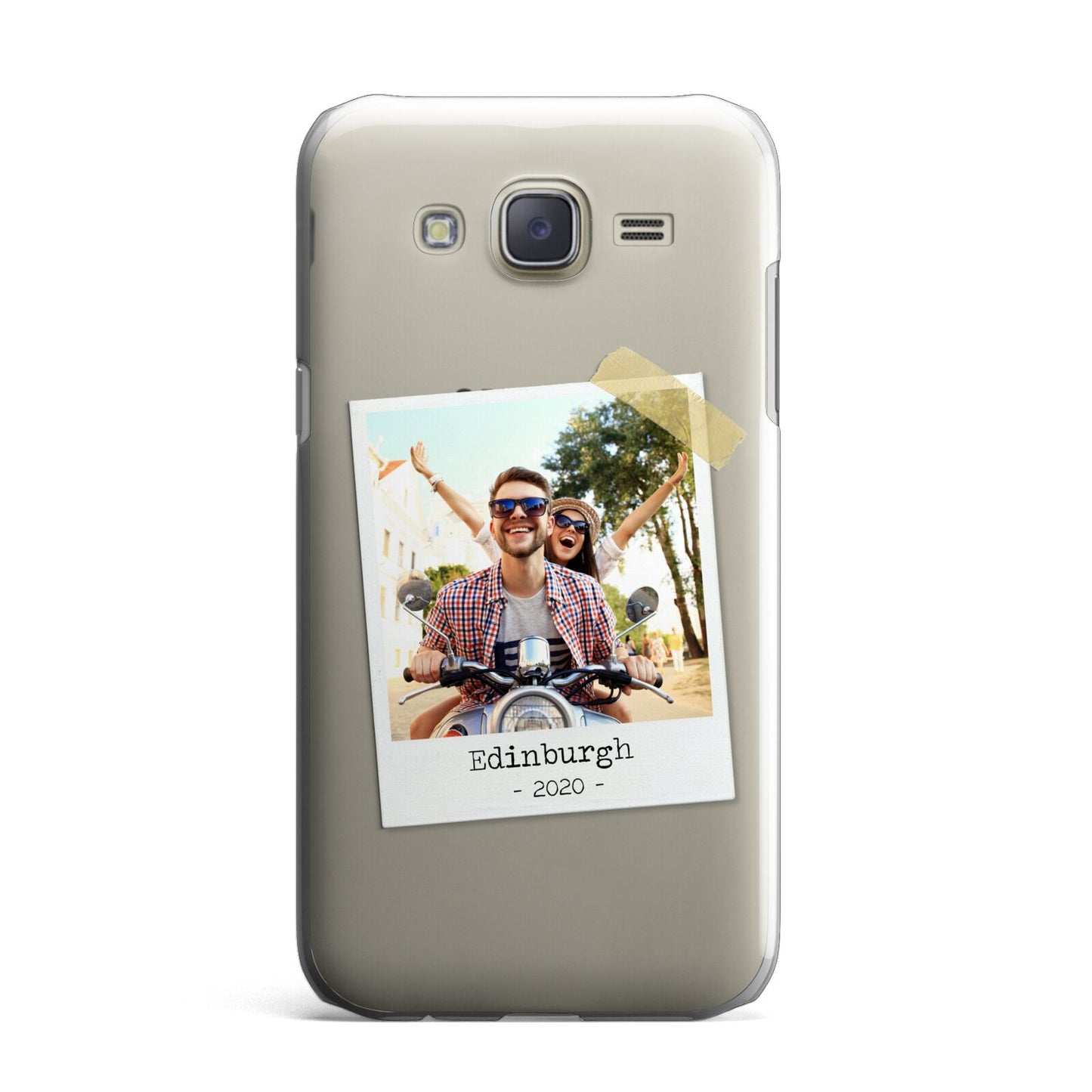 Taped Holiday Snap Photo Upload Samsung Galaxy J7 Case