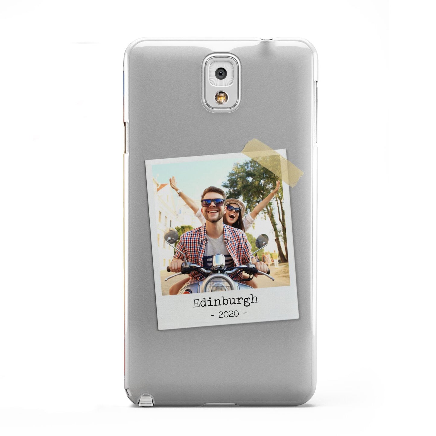 Taped Holiday Snap Photo Upload Samsung Galaxy Note 3 Case