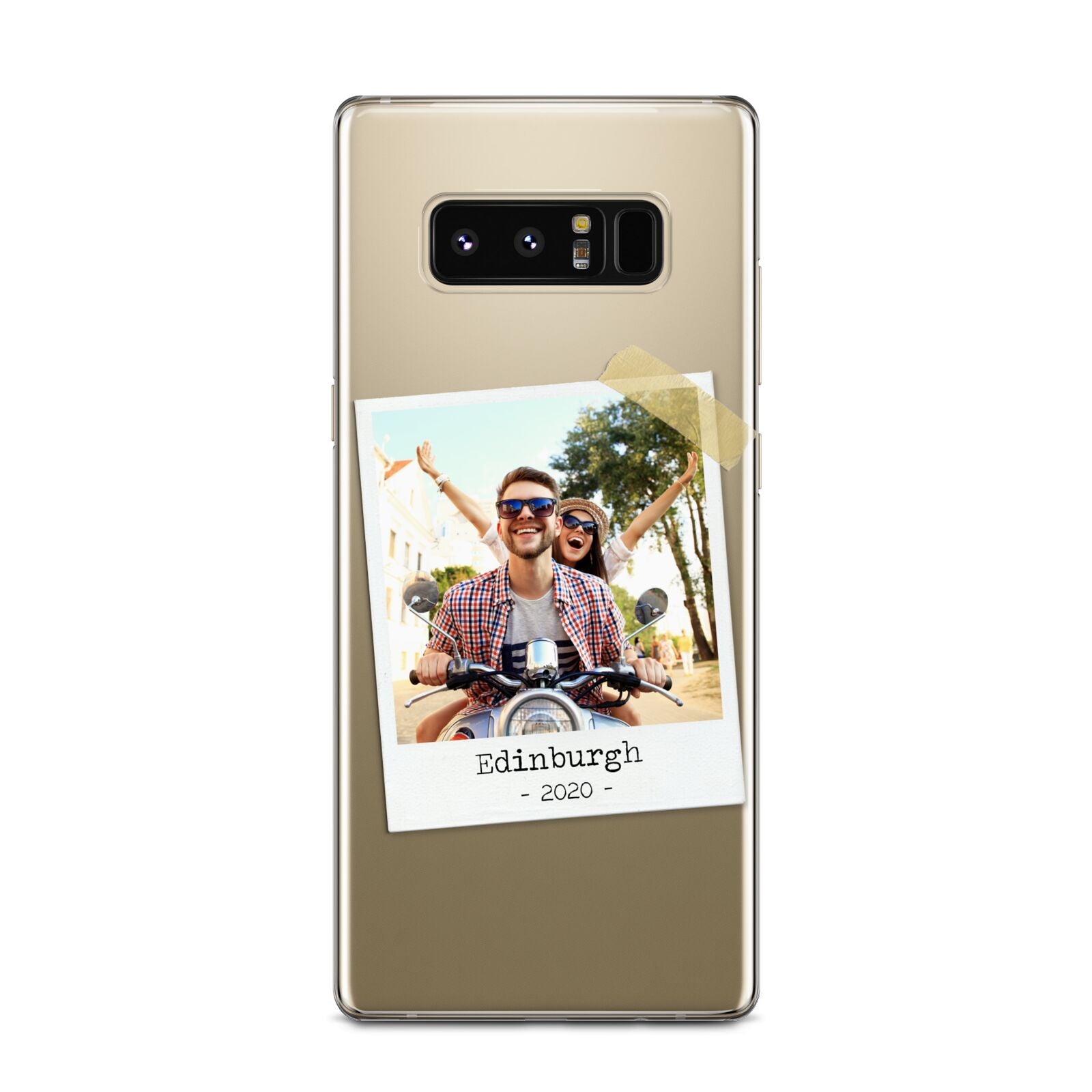 Taped Holiday Snap Photo Upload Samsung Galaxy Note 8 Case