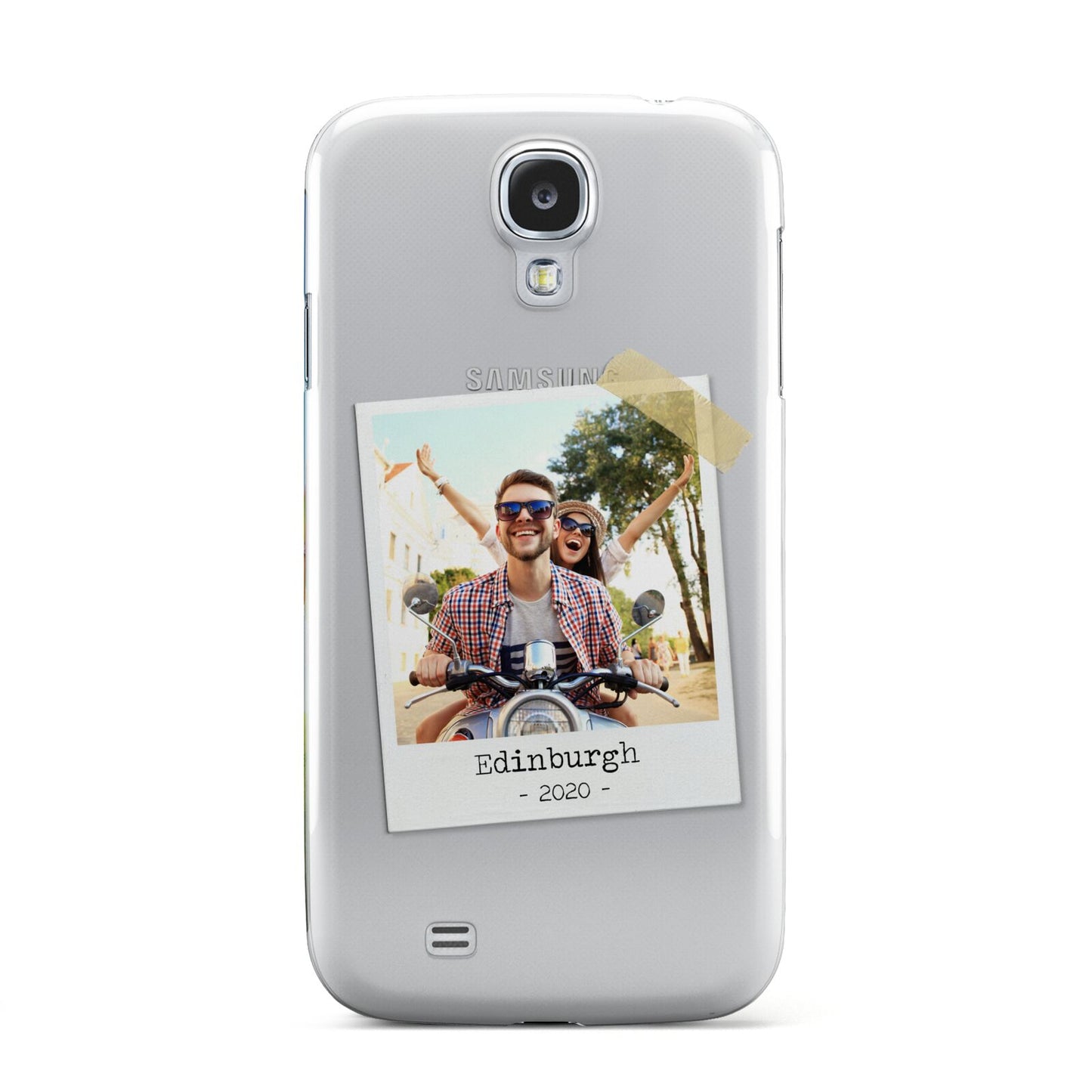 Taped Holiday Snap Photo Upload Samsung Galaxy S4 Case