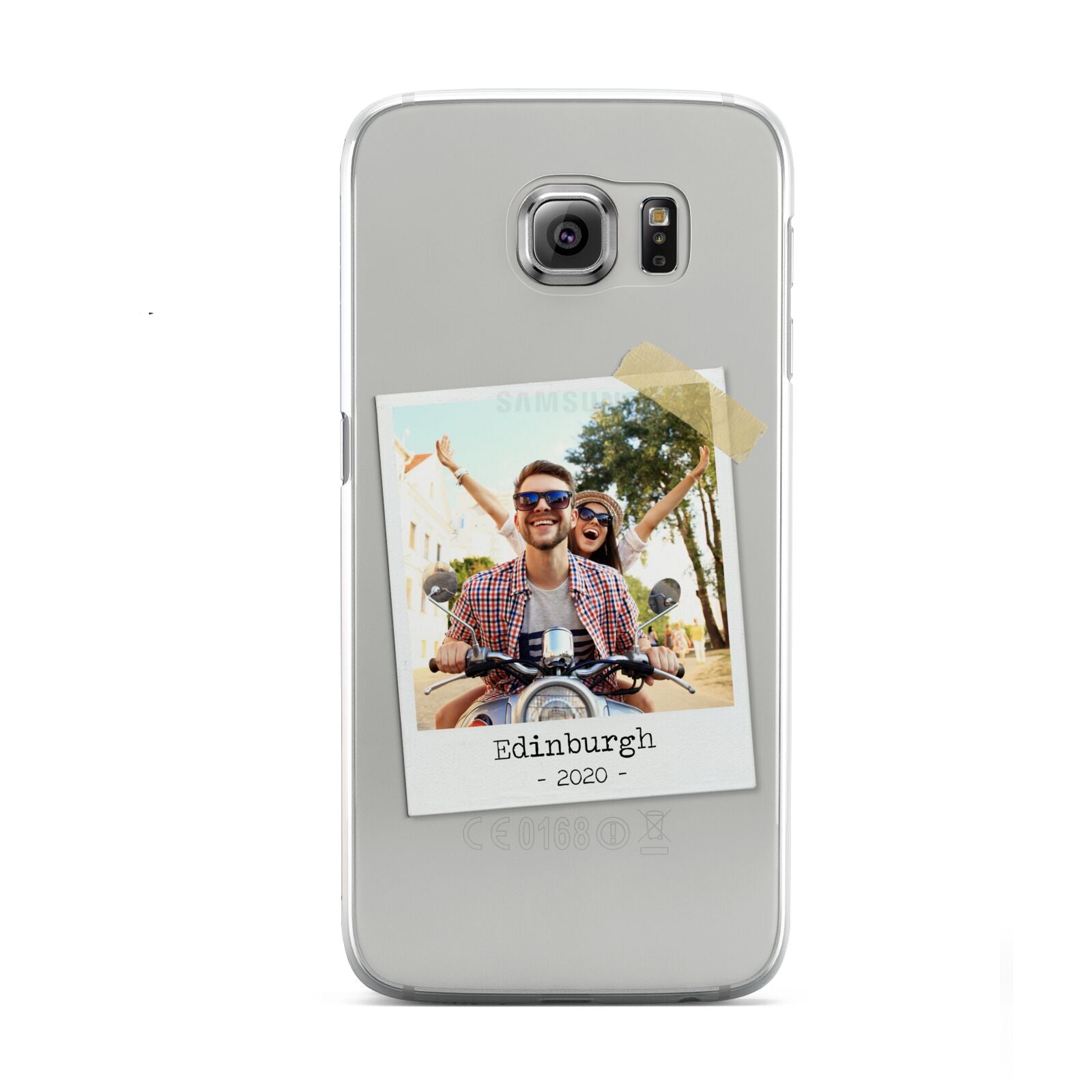 Taped Holiday Snap Photo Upload Samsung Galaxy S6 Case