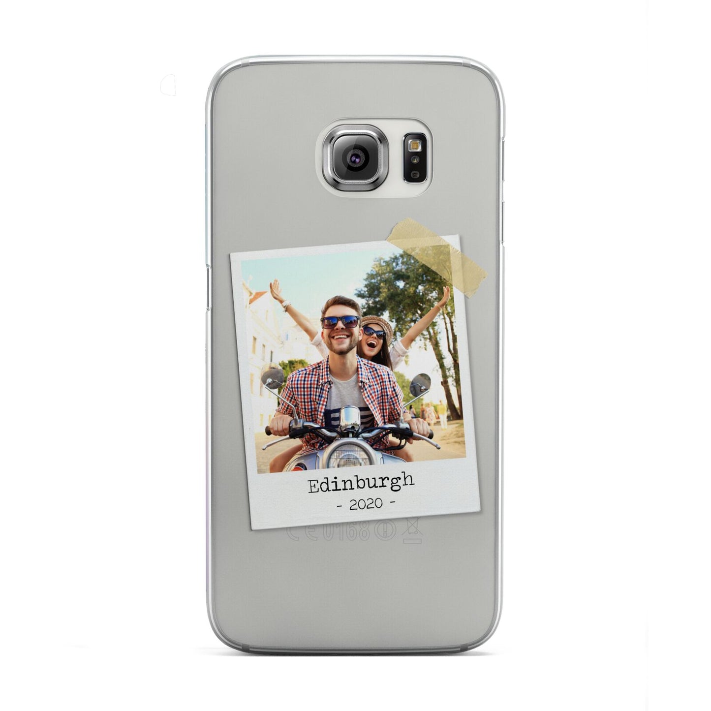 Taped Holiday Snap Photo Upload Samsung Galaxy S6 Edge Case