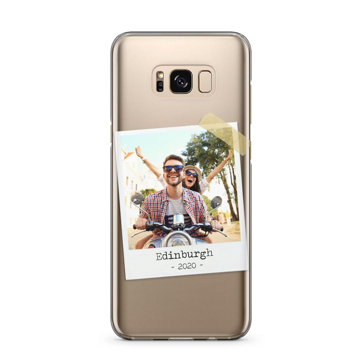 Taped Holiday Snap Photo Upload Samsung Galaxy S8 Plus Case