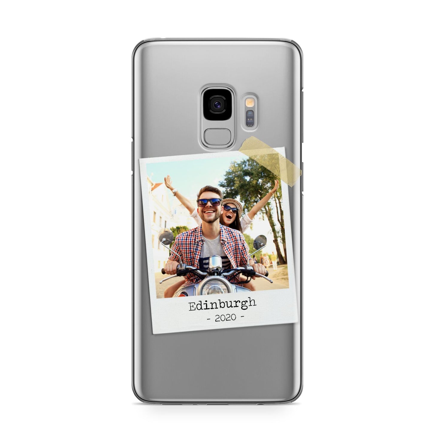 Taped Holiday Snap Photo Upload Samsung Galaxy S9 Case