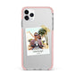Taped Holiday Snap Photo Upload iPhone 11 Pro Max Impact Pink Edge Case