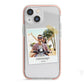Taped Holiday Snap Photo Upload iPhone 13 Mini TPU Impact Case with Pink Edges