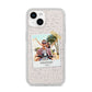 Taped Holiday Snap Photo Upload iPhone 14 Glitter Tough Case Starlight