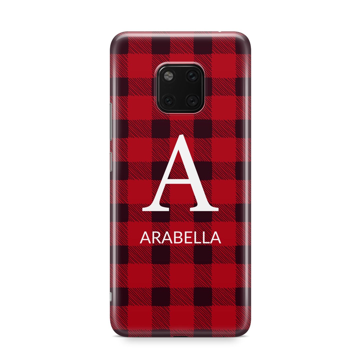 Tartan Christmas Personalised Huawei Mate 20 Pro Phone Case