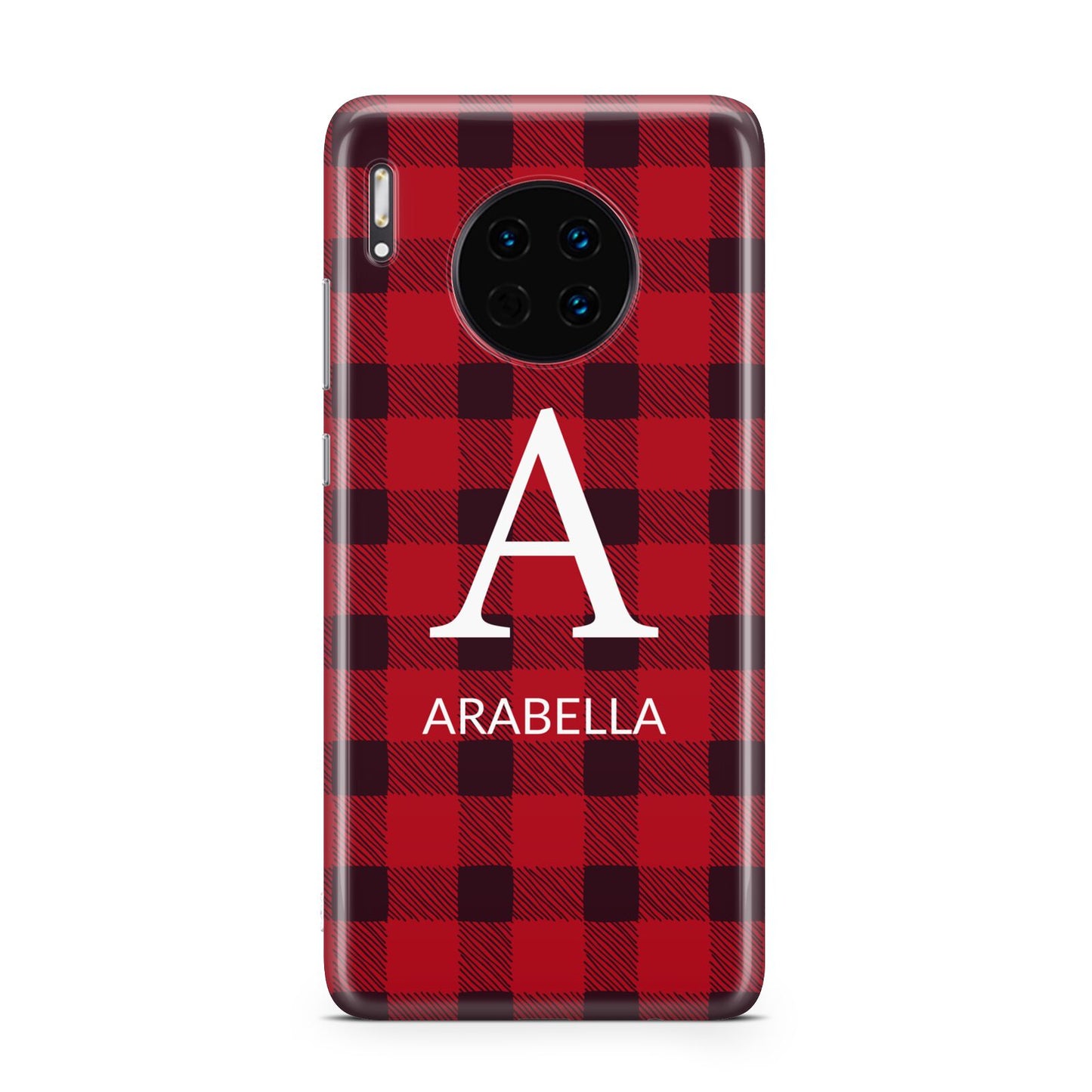 Tartan Christmas Personalised Huawei Mate 30