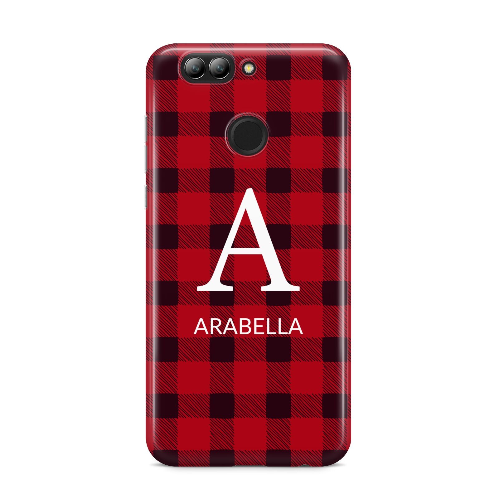 Tartan Christmas Personalised Huawei Nova 2s Phone Case