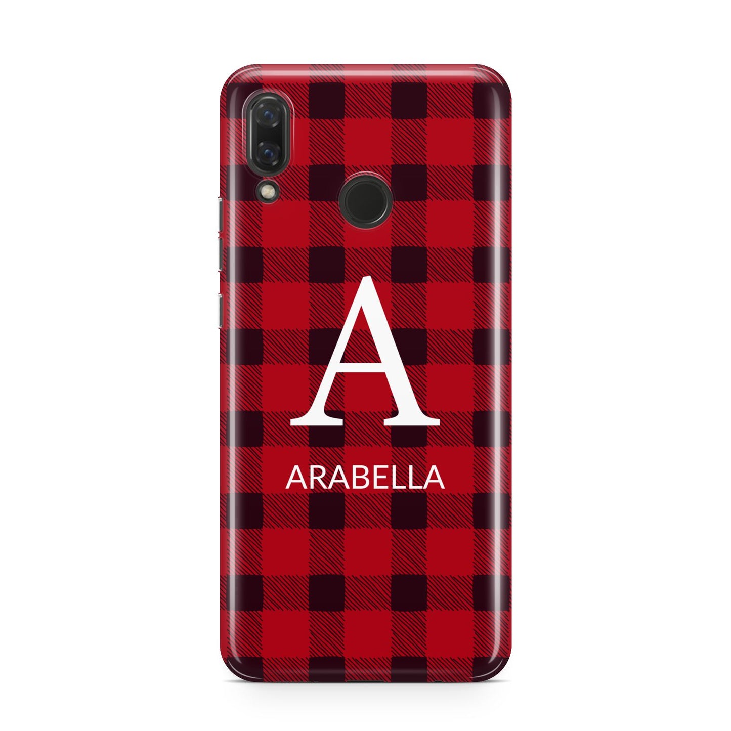 Tartan Christmas Personalised Huawei Nova 3 Phone Case