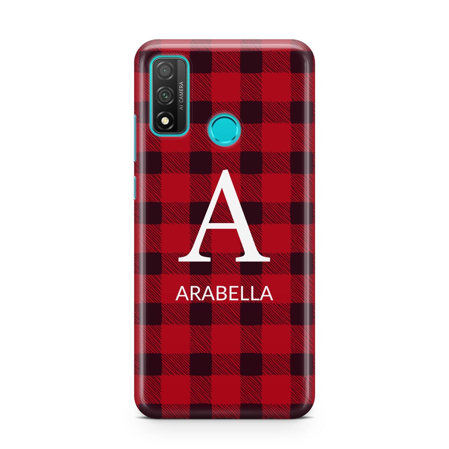 Tartan Christmas Personalised Huawei P Smart 2020