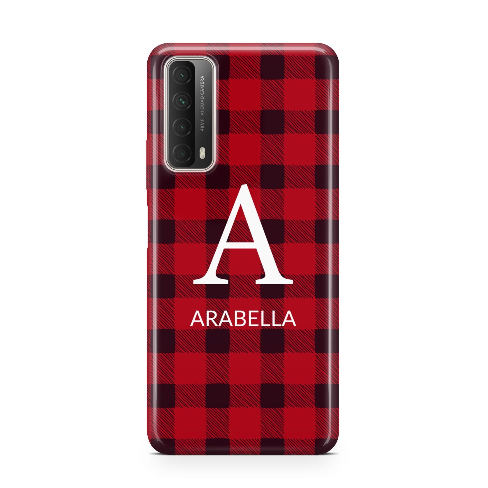 Tartan Christmas Personalised Huawei P Smart 2021