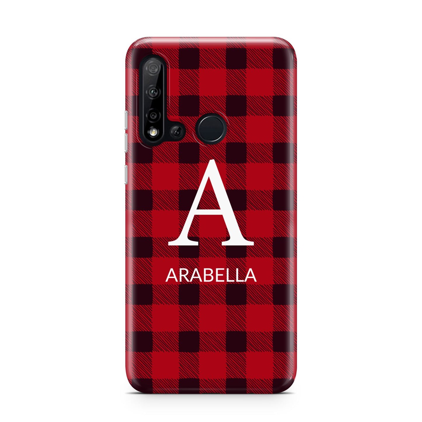 Tartan Christmas Personalised Huawei P20 Lite 5G Phone Case