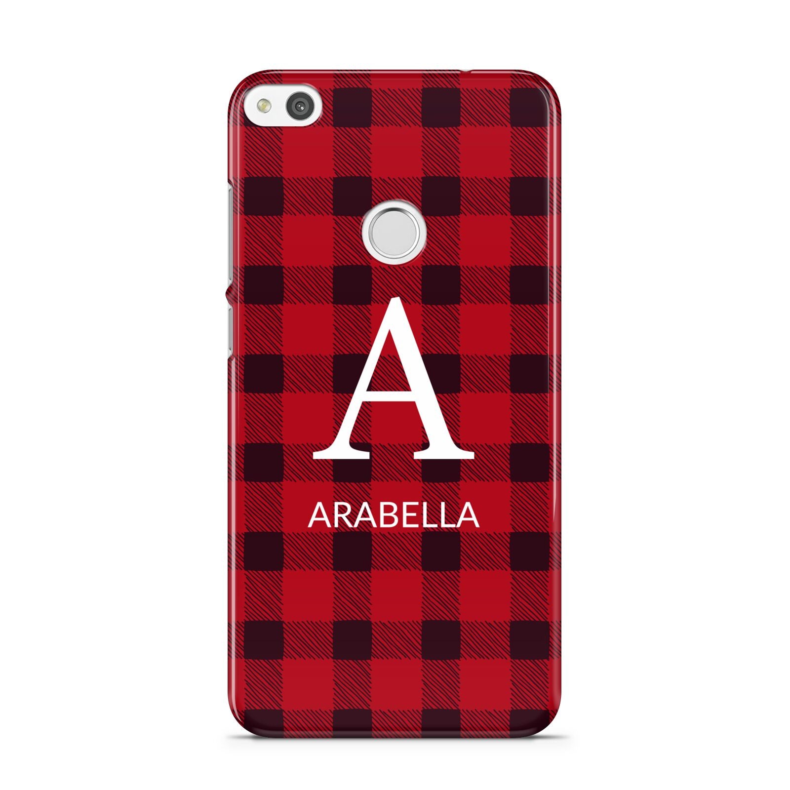 Tartan Christmas Personalised Huawei P8 Lite Case