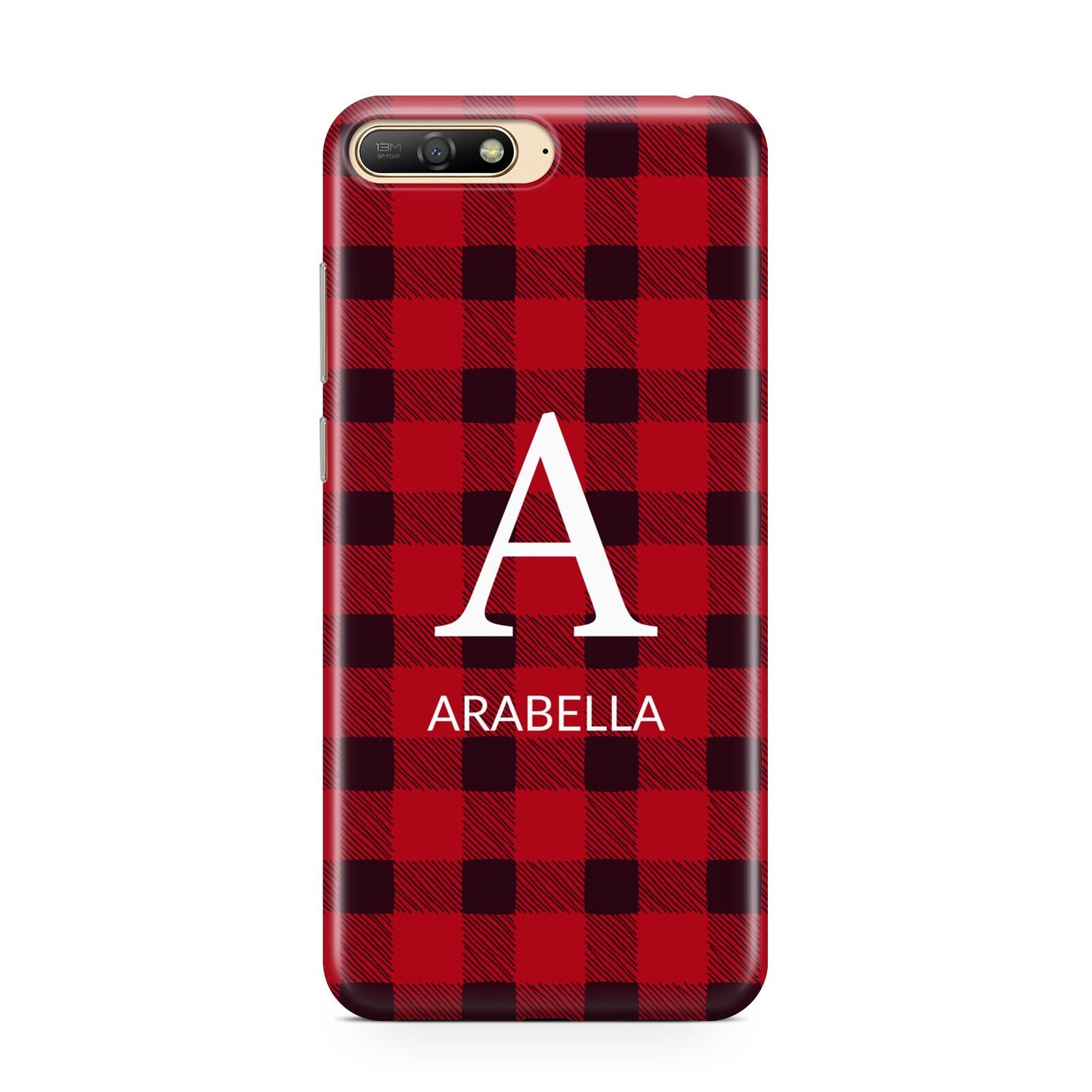 Tartan Christmas Personalised Huawei Y6 2018