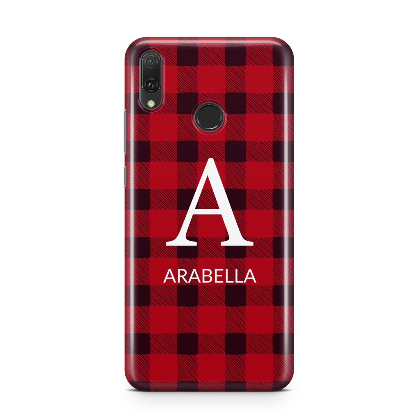 Tartan Christmas Personalised Huawei Y9 2019