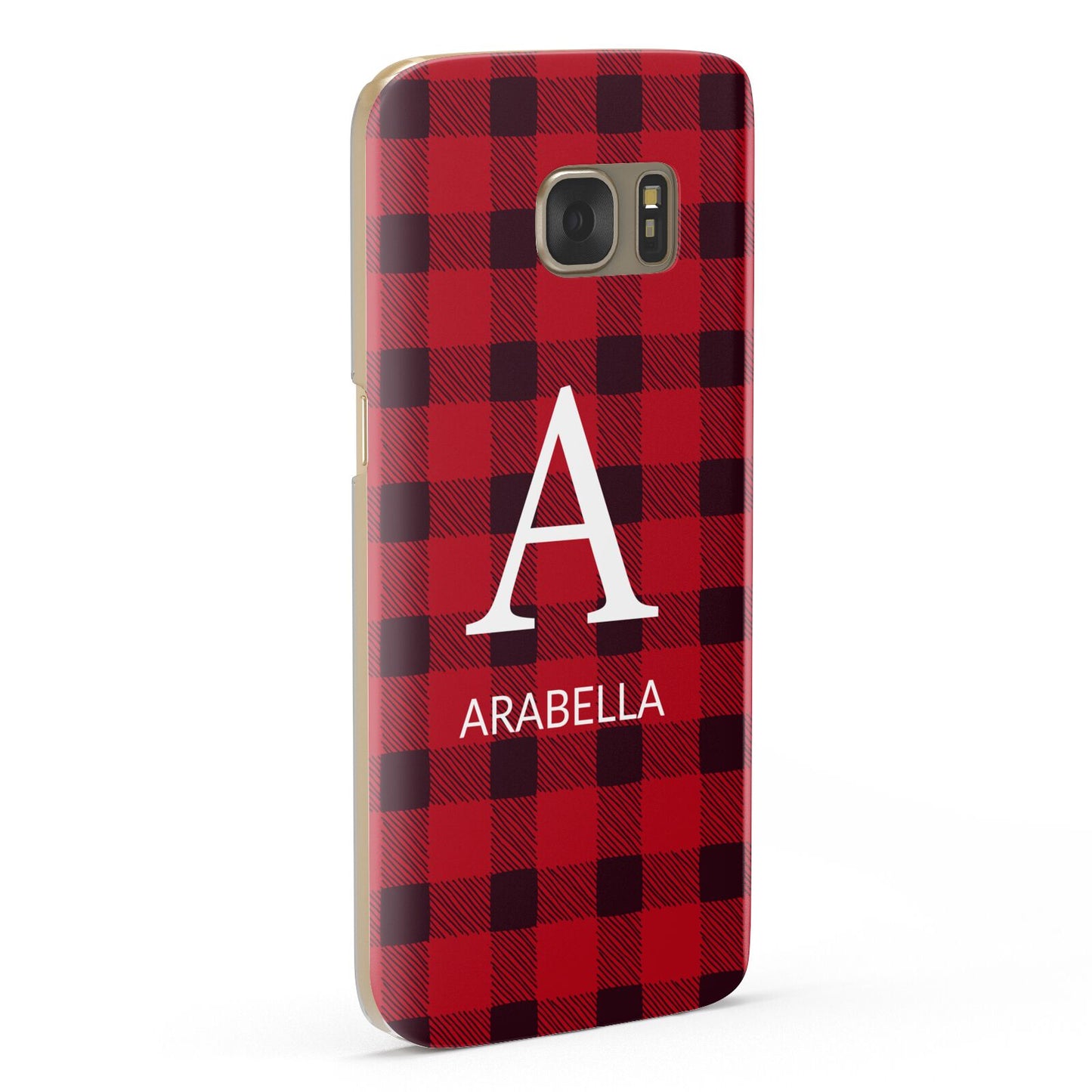 Tartan Christmas Personalised Samsung Galaxy Case Fourty Five Degrees