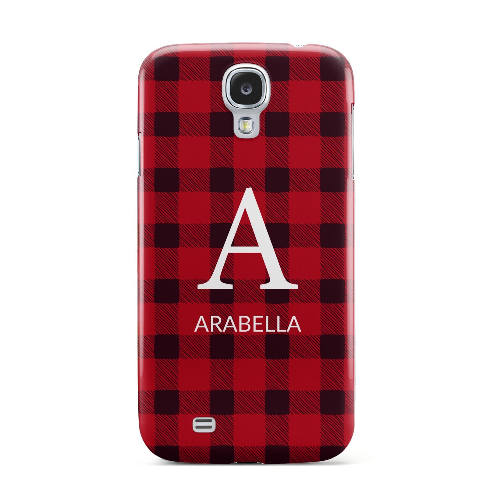 Tartan Christmas Personalised Samsung Galaxy S4 Case