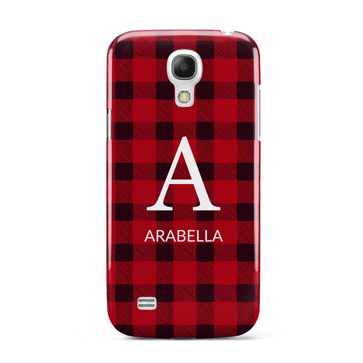 Tartan Christmas Personalised Samsung Galaxy S4 Mini Case