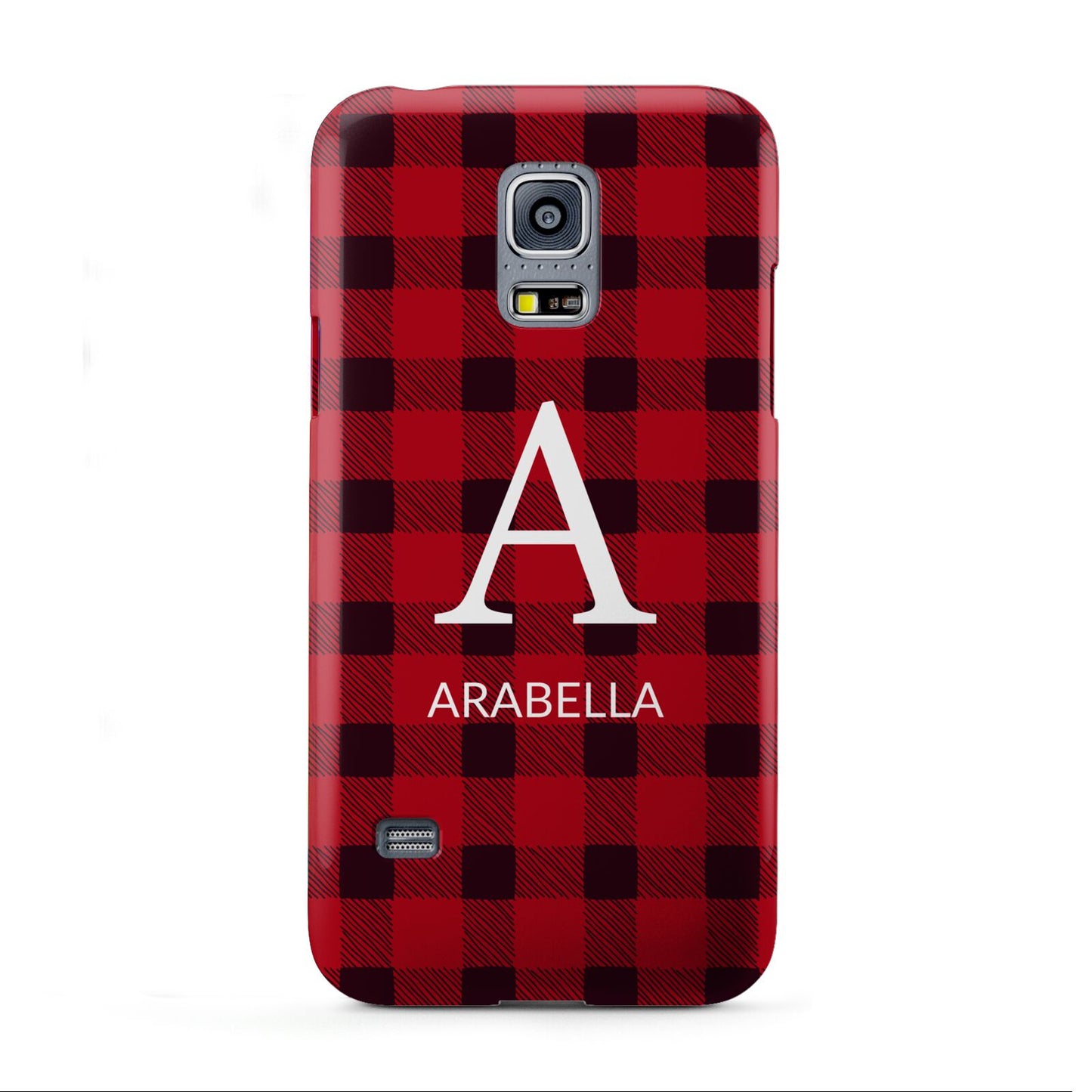 Tartan Christmas Personalised Samsung Galaxy S5 Mini Case