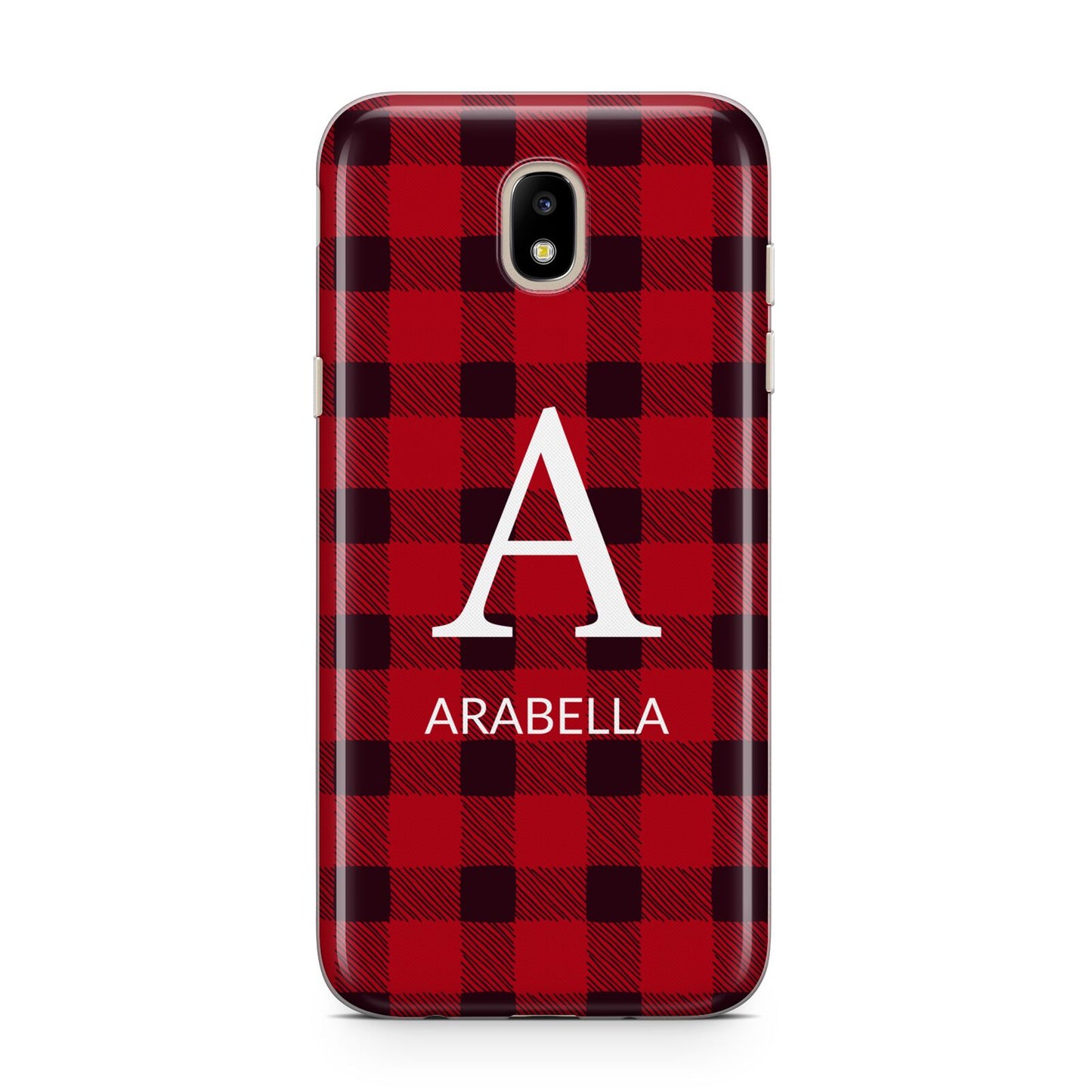 Tartan Christmas Personalised Samsung J5 2017 Case