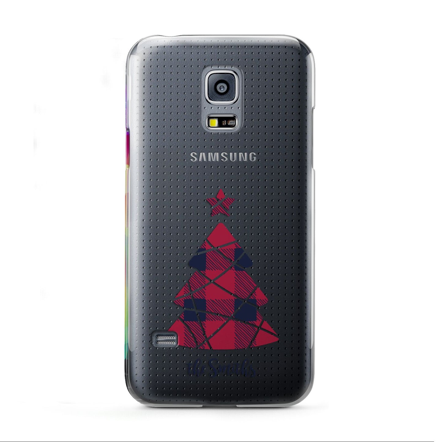 Tartan Christmas Tree Personalised Samsung Galaxy S5 Mini Case