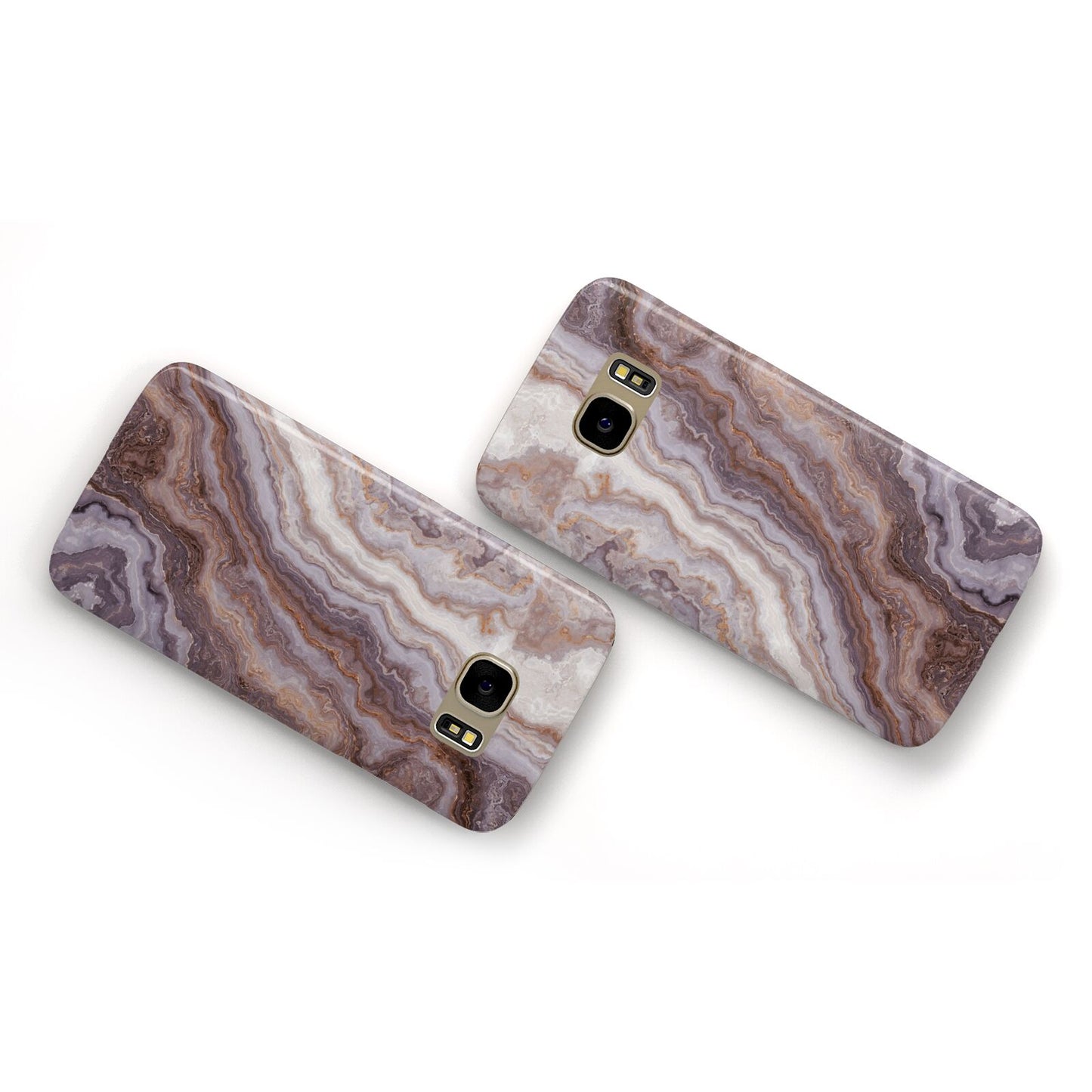 Taupe Agate Samsung Galaxy Case Flat Overview