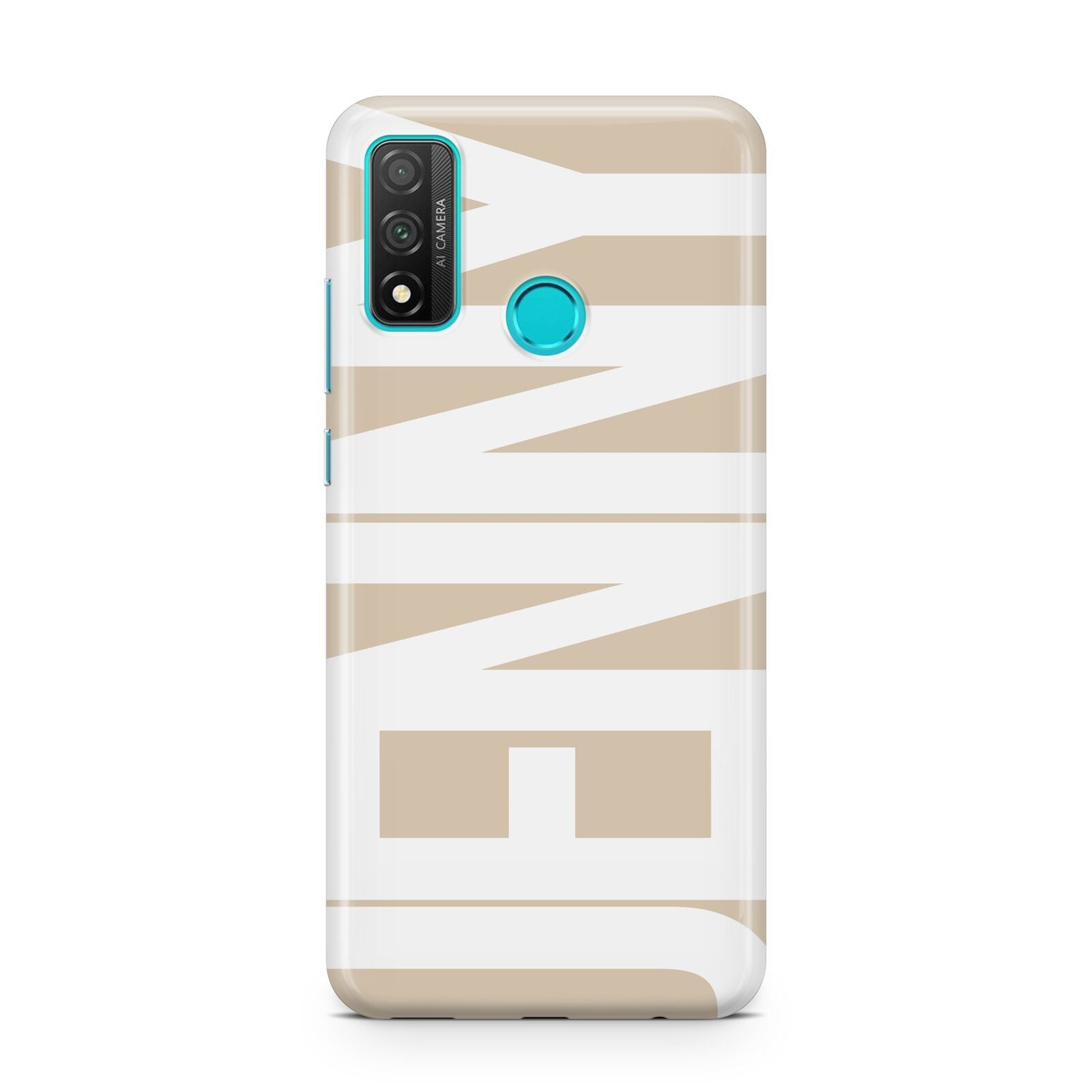 Taupe with Bold White Name Huawei P Smart 2020