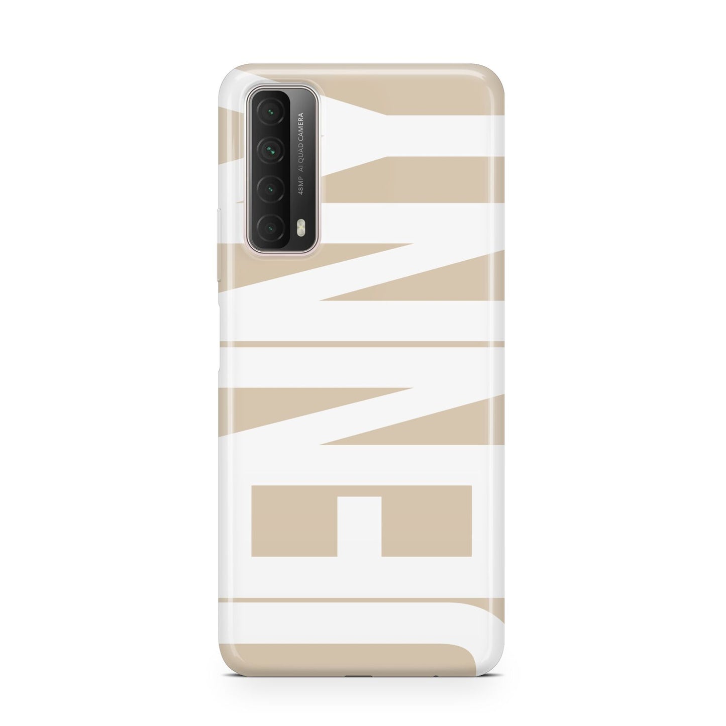 Taupe with Bold White Name Huawei P Smart 2021