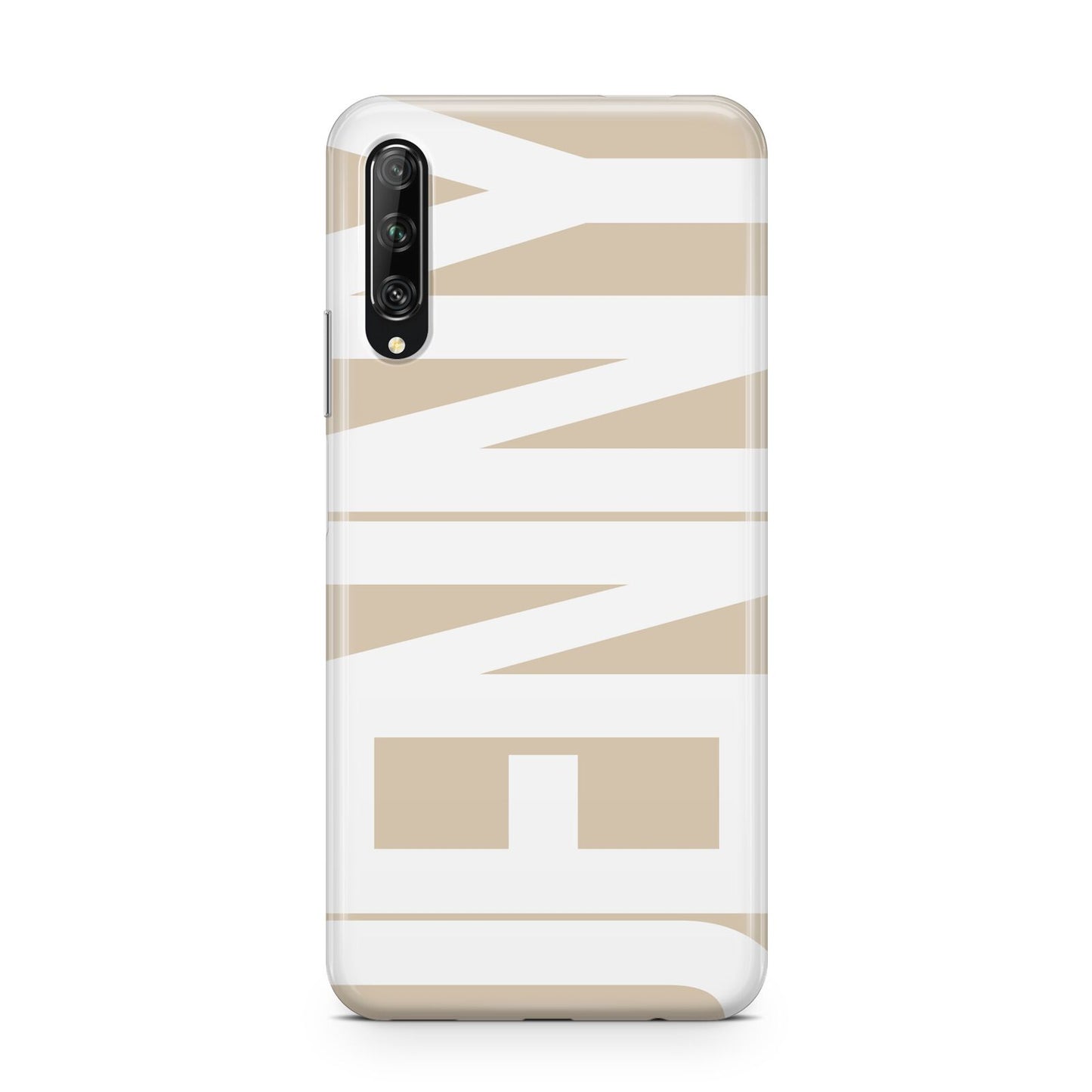 Taupe with Bold White Name Huawei P Smart Pro 2019